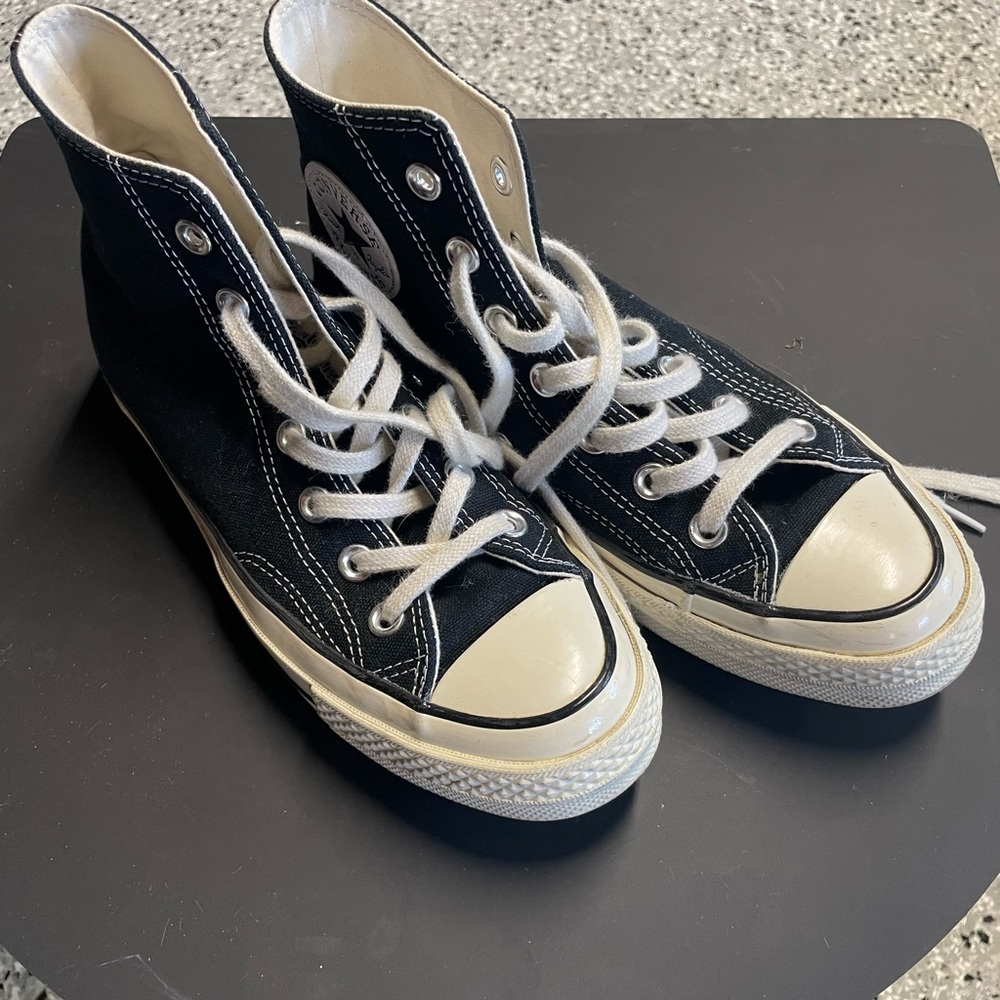 Converse Chuck Taylor High-Tops in Black and White